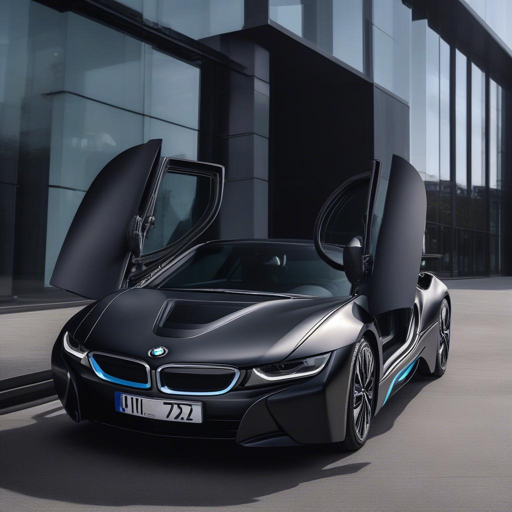 BMW i8 Đen: Vẻ Đẹp Huyền Bí