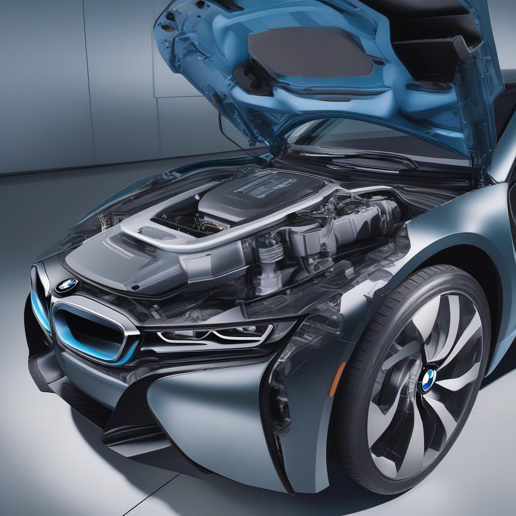 Động cơ Hybrid của BMW i8