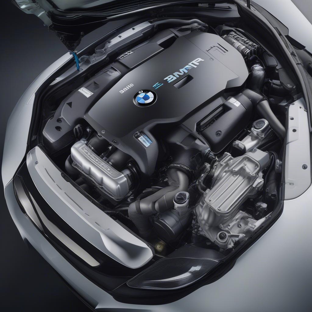 Động cơ hybrid mạnh mẽ của BMW i8