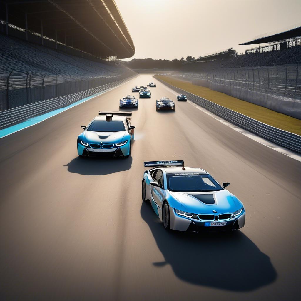 BMW i8 Formula E Safety Car dẫn đầu đoàn đua