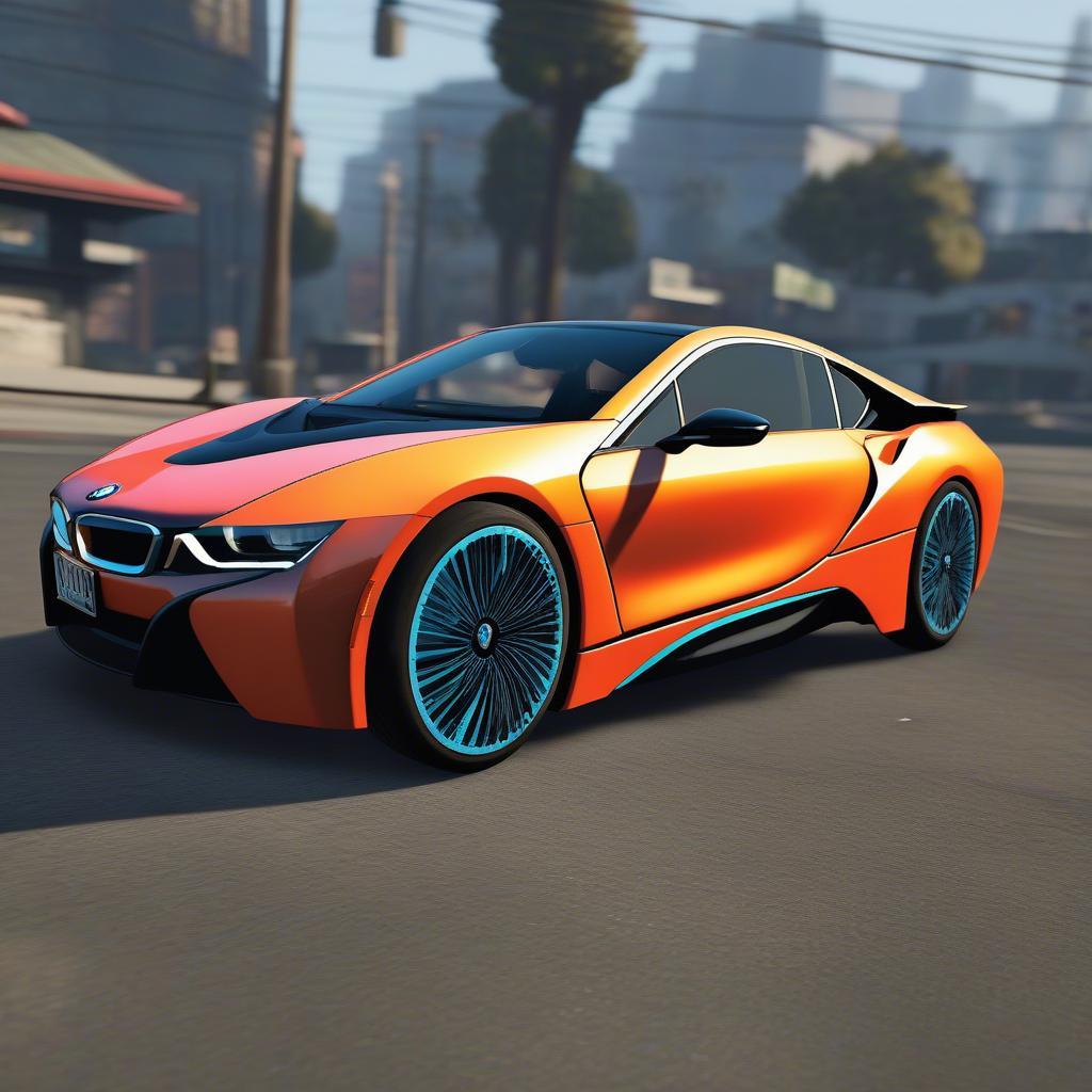 BMW i8 độ xe trong GTA 5