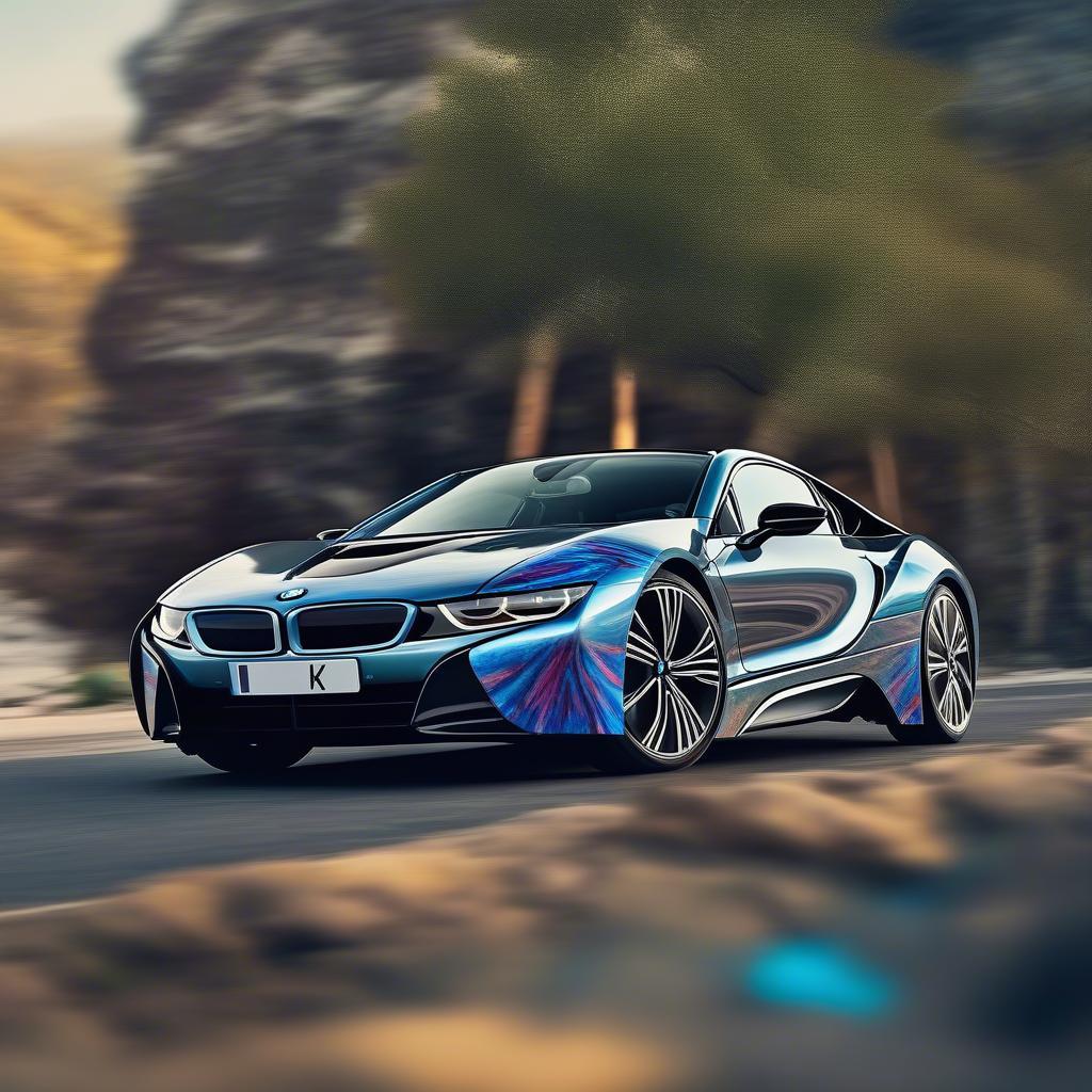 Hình nền BMW i8 4K cho điện thoại