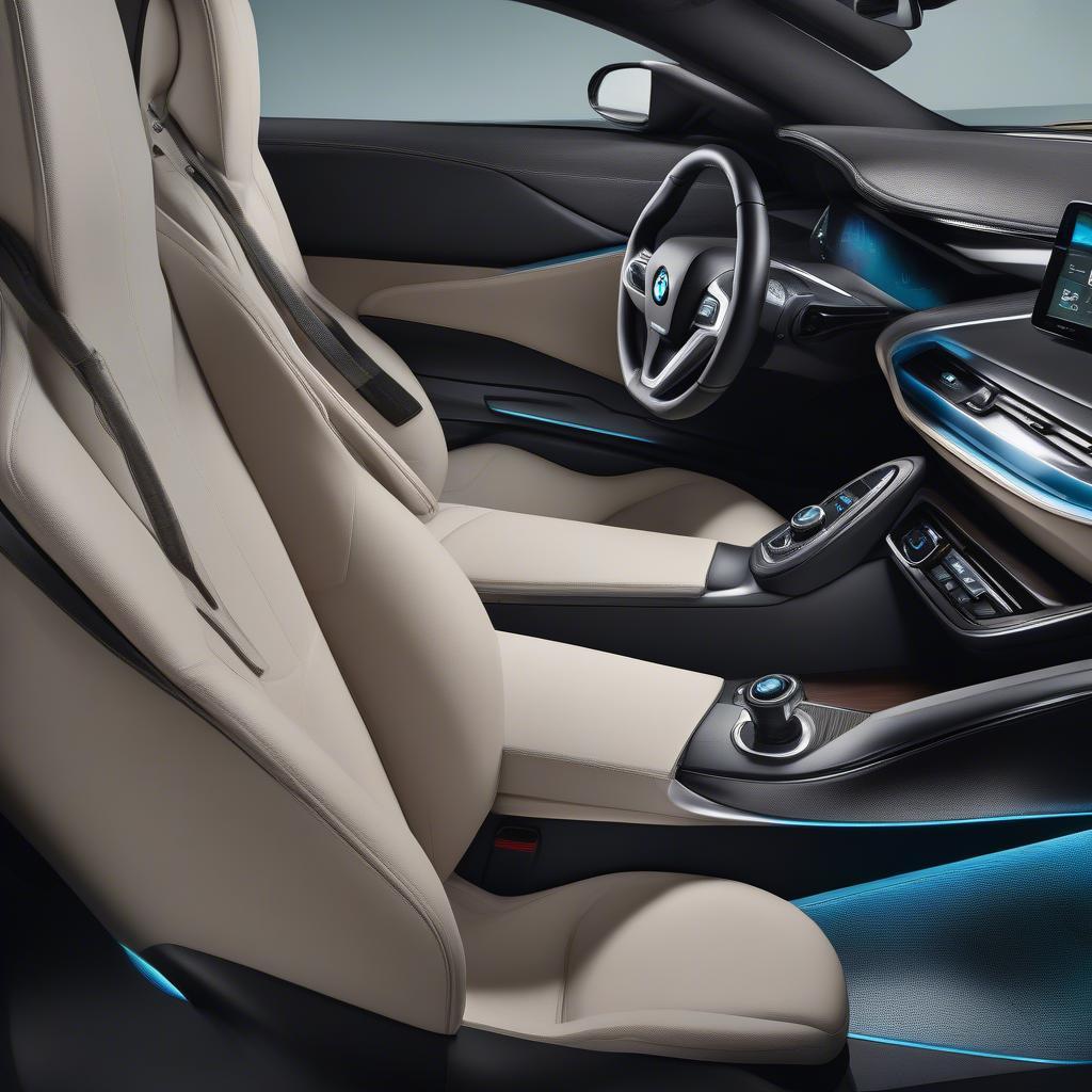 BMW i8 Nội Thất