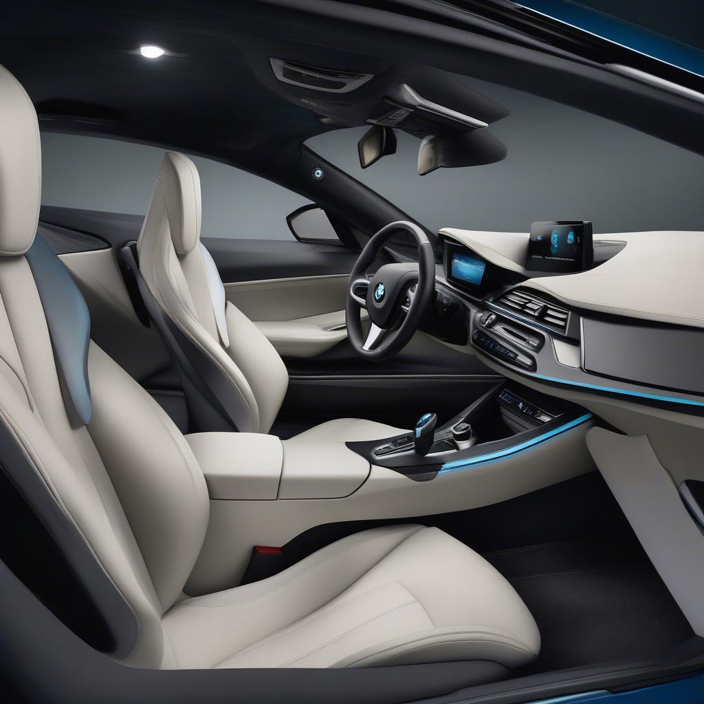 Nội thất hiện đại BMW i8