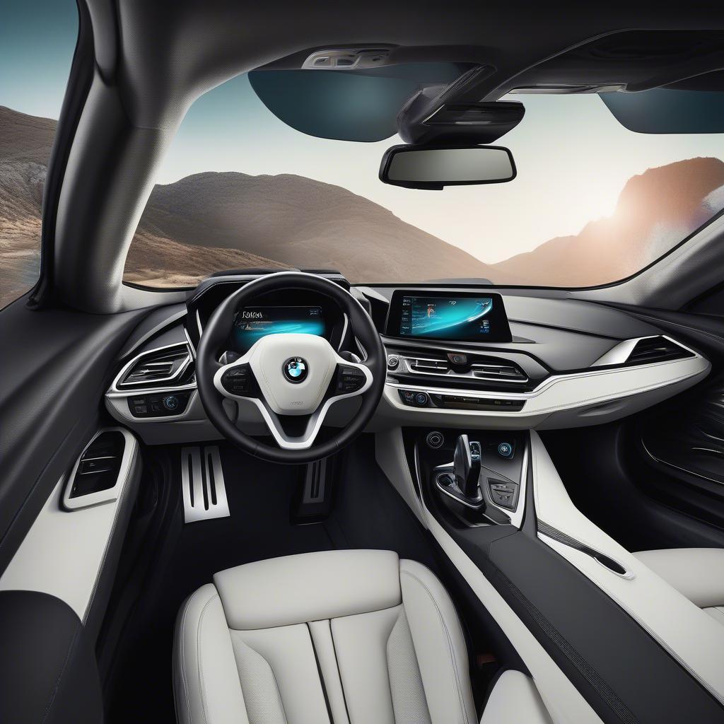 Nội thất sang trọng của BMW i8