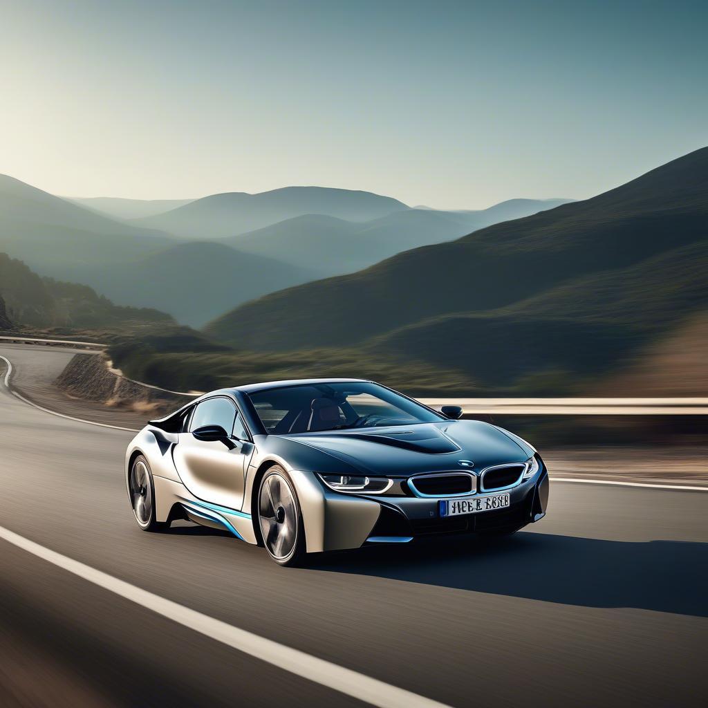 BMW i8 Plus vận hành mạnh mẽ trên đường