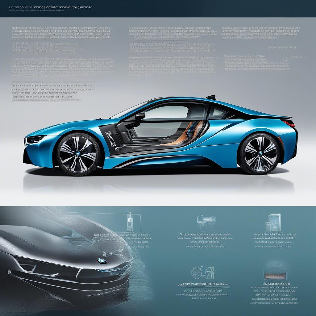 BMW i8 thể hiện công nghệ hybrid tiên tiến trong quảng cáo