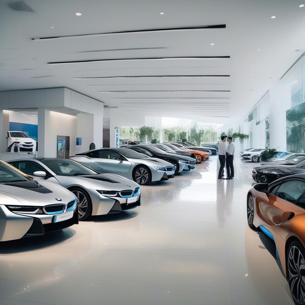 BMW i8 tại đại lý BMW Cầu Giấy