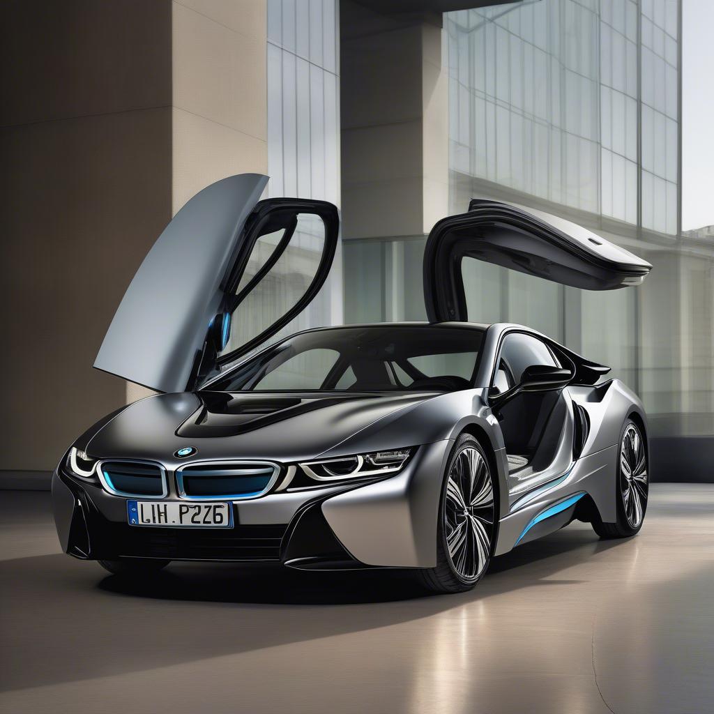 Thiết kế cửa cắt kéo của BMW i8