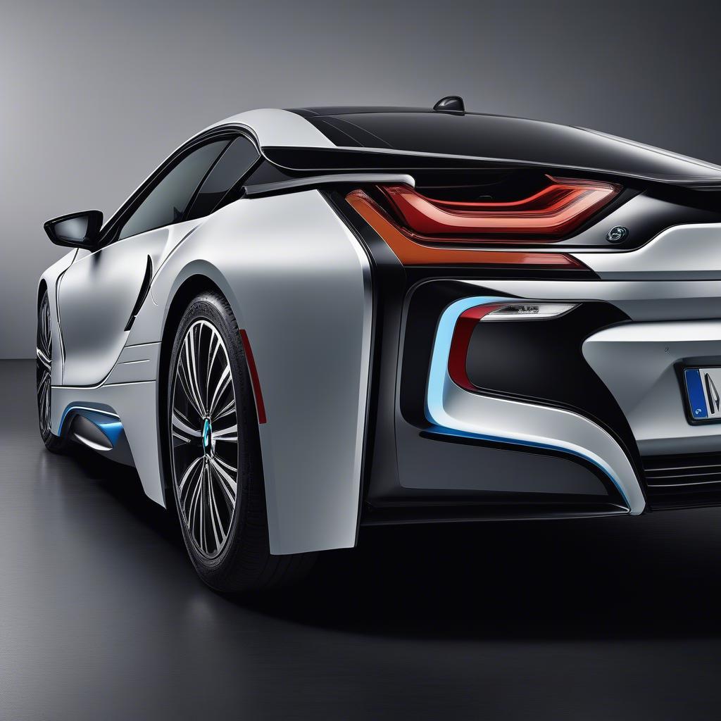 Thiết kế ngoại thất BMW i8: Vẻ đẹp tương lai