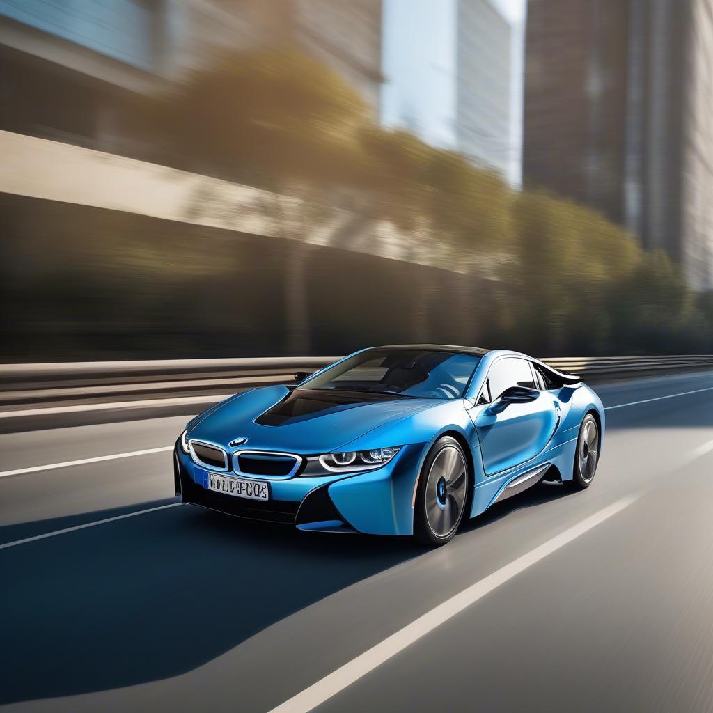 BMW i8 Trên Đường Cao Tốc