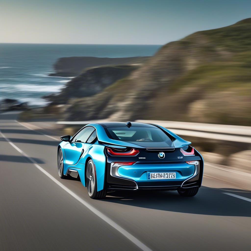 BMW i8 trên đường phố