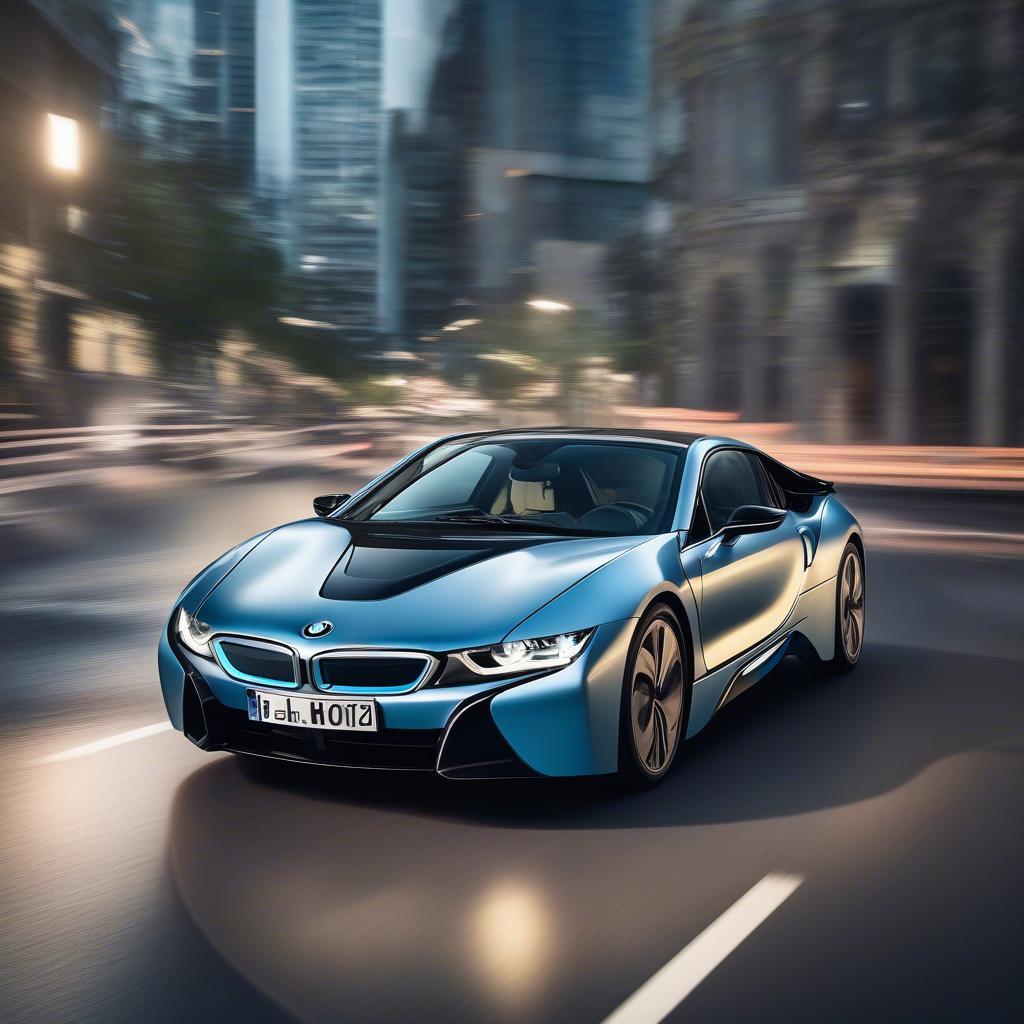 BMW i8 trên đường phố