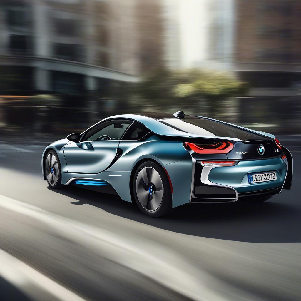 BMW i8 trên đường phố thu hút mọi ánh nhìn