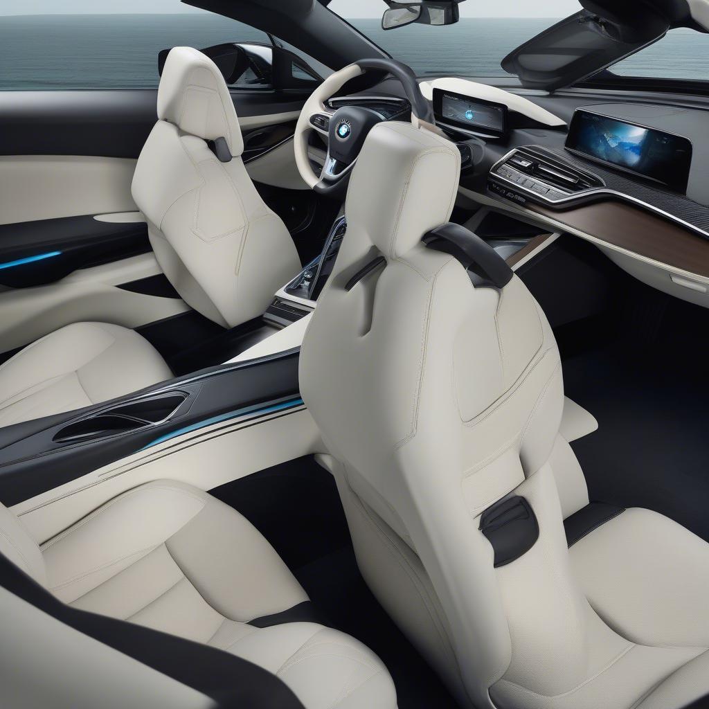 Nội thất sang trọng của BMW i8 USA