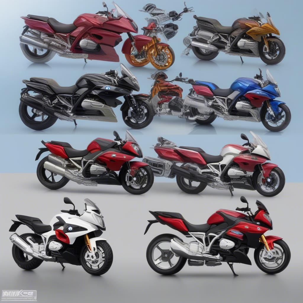 So sánh BMW K1300R Hot Wheels với các mô hình khác