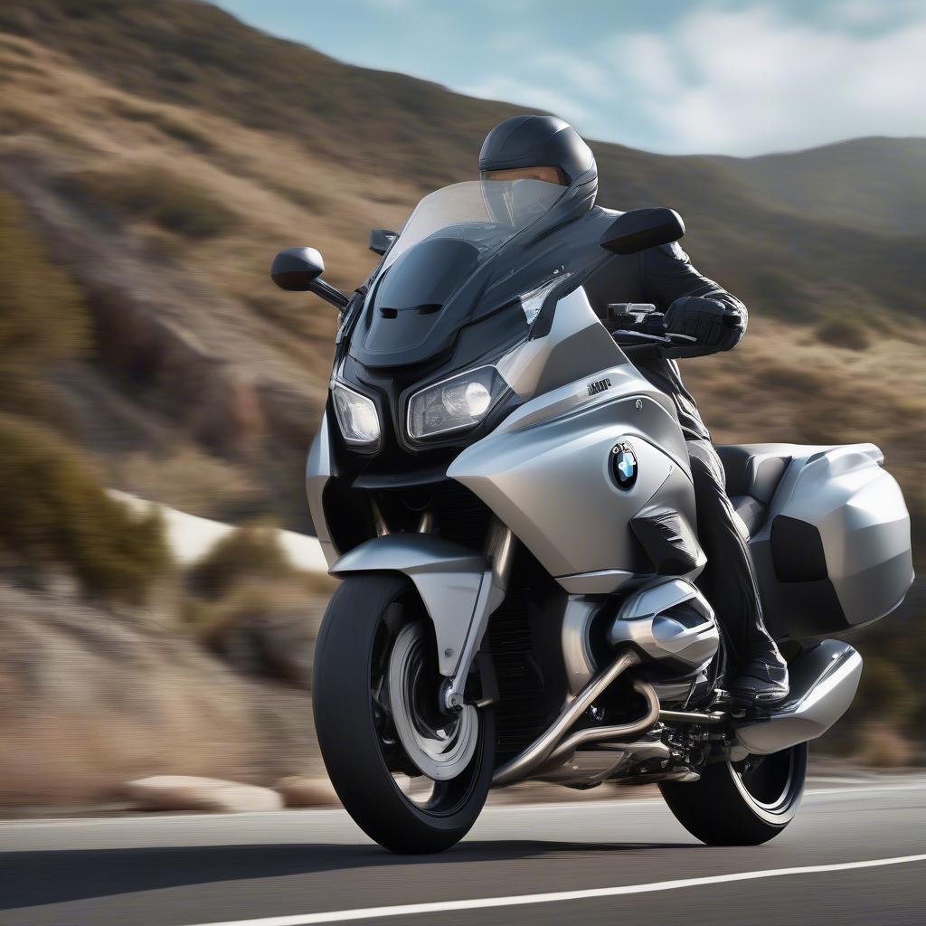 BMW K1600GT 2019 trên đường cao tốc