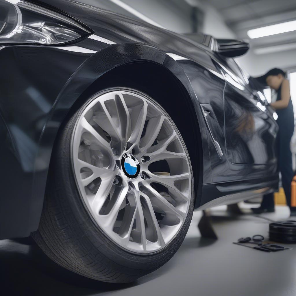 BMW La Wheel Honeycomb Styling 323: Lắp đặt chuyên nghiệp tại BMW Cầu Giấy