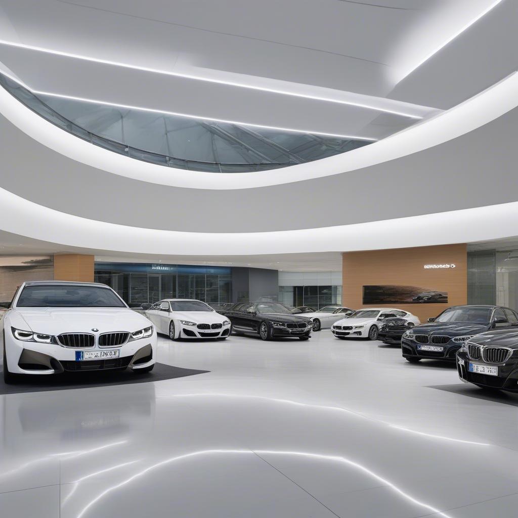 Trung tâm trưng bày xe tại BMW Leipzig Branch