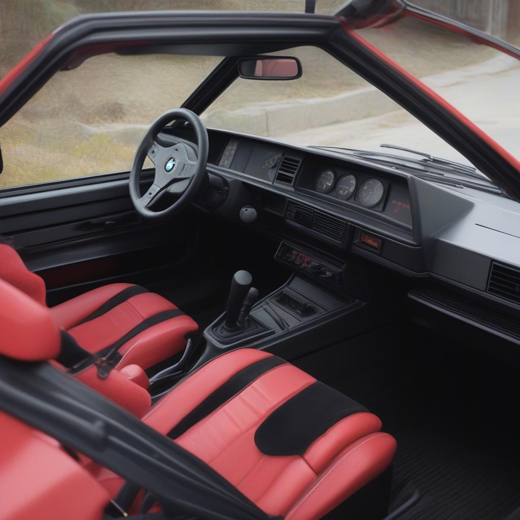 BMW M1 E26 1981: Nội thất