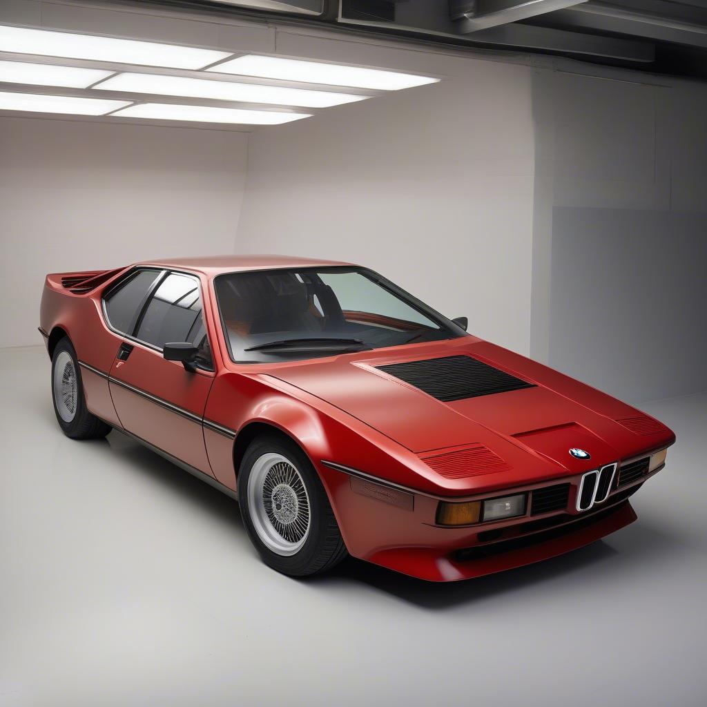 BMW M1 E26 1981: Thiết kế khí động học