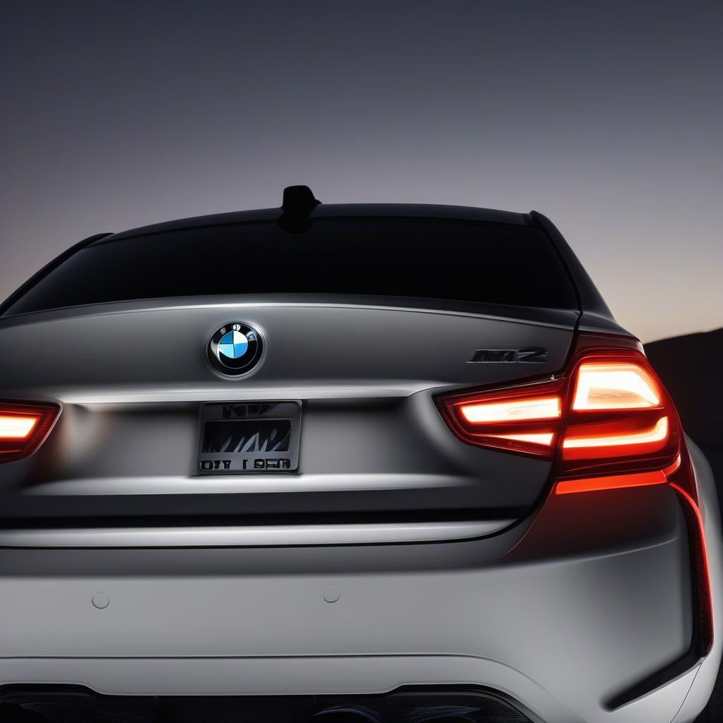 Đèn hậu OLED BMW M2 sáng rực trong đêm