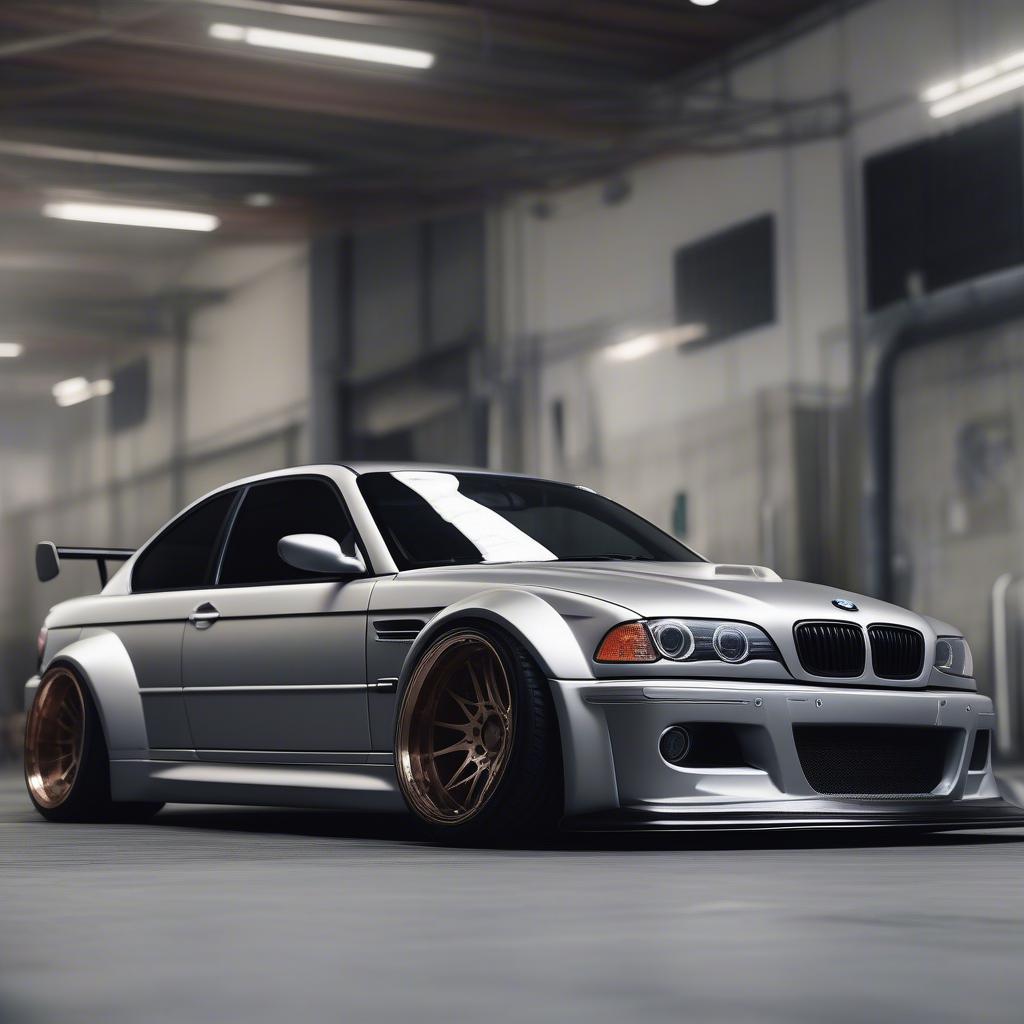 BMW M3 E46 Rocket Bunny với bộ widebody ấn tượng