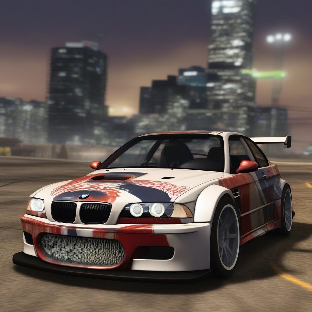 BMW M3 GTR độ xe trong Need for Speed