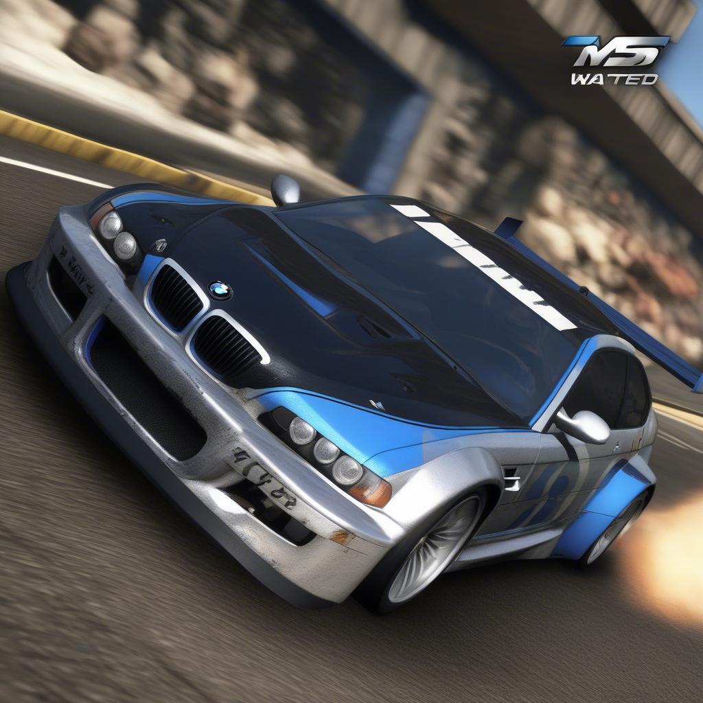 BMW M3 GTR NFS:MW Mod trong game