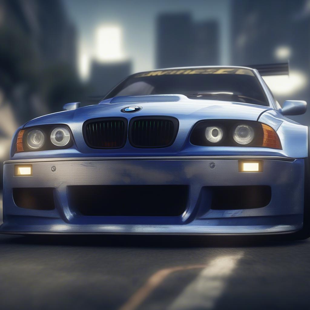 BMW M3 GTR trong Need for Speed Most Wanted