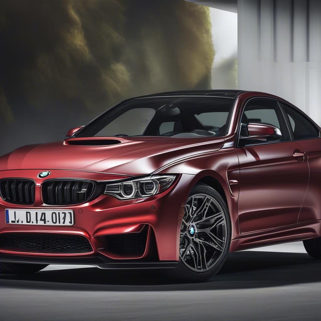 BMW M4 bản hiệu năng cao nổi bật với màu đỏ