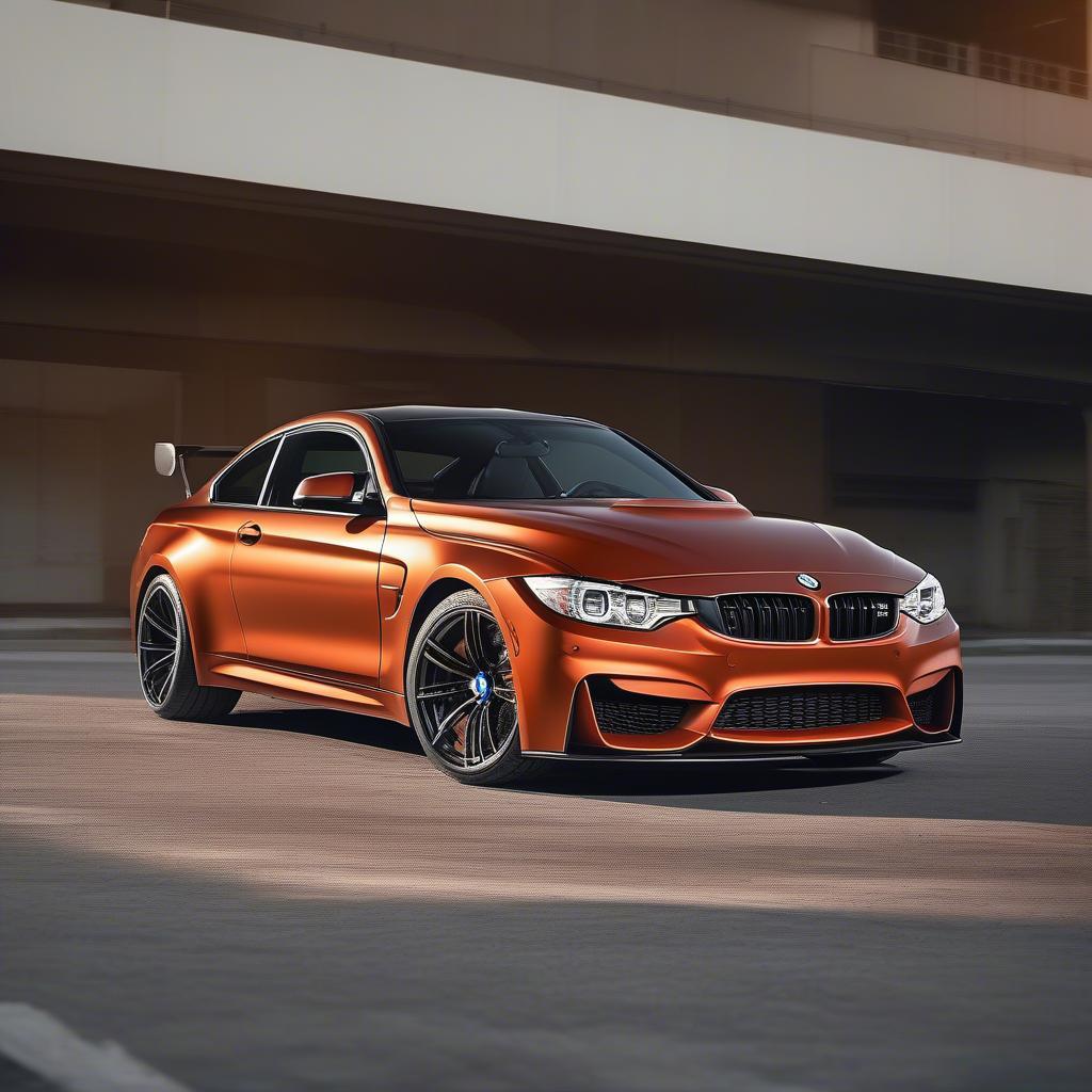 BMW M4 F82 Sakhir Orange Ngoại Thất