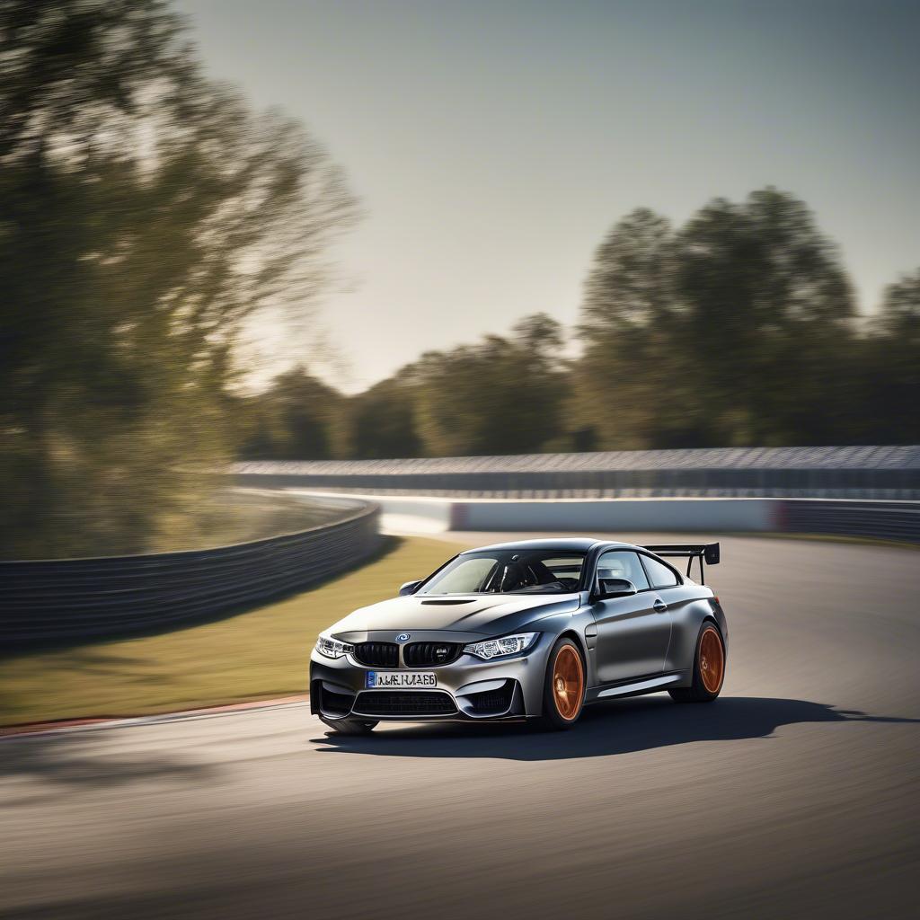 BMW M4 GTS trên đường đua