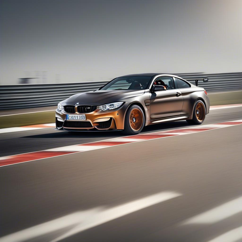 BMW M4 GTS trên đường đua