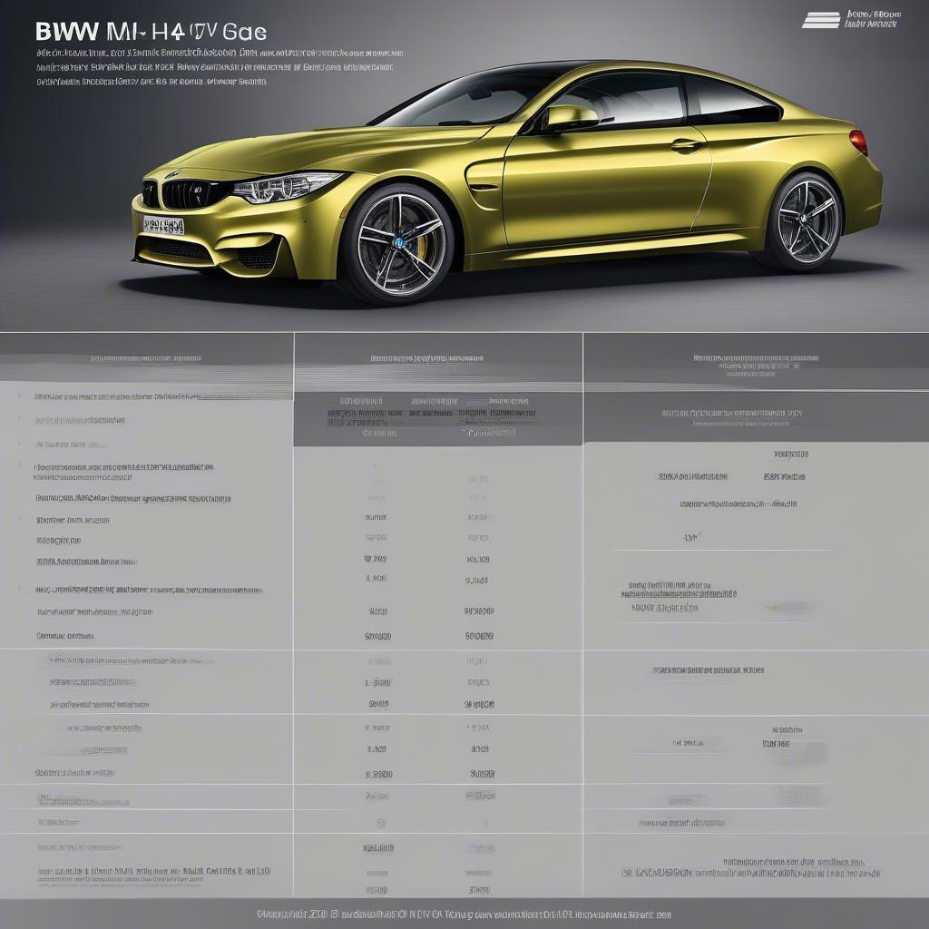 BMW M4 Hire tại Cầu Giấy với giá cả hợp lý