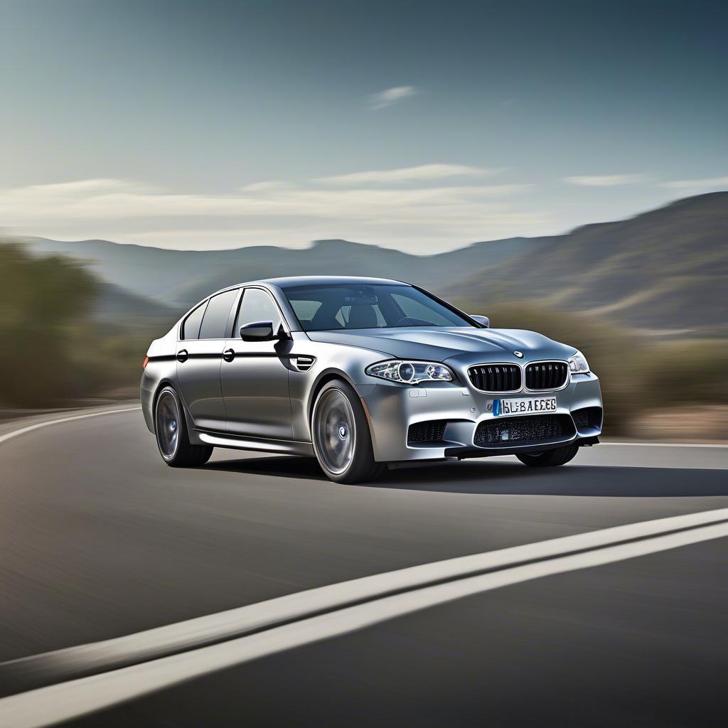 BMW M5 2016 Lái Xe Trên Đường Cao Tốc