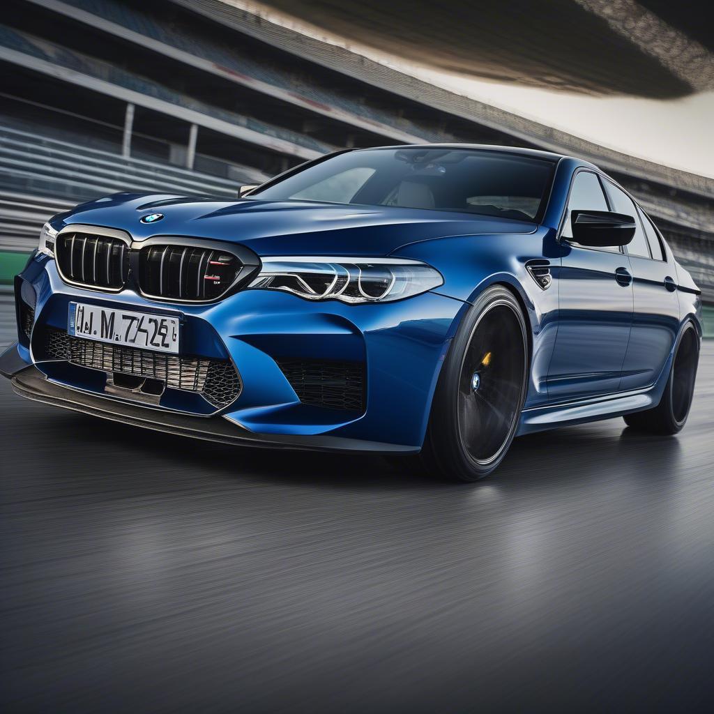 BMW M5 Competition với vẻ ngoài hầm hố và hiệu suất mạnh mẽ