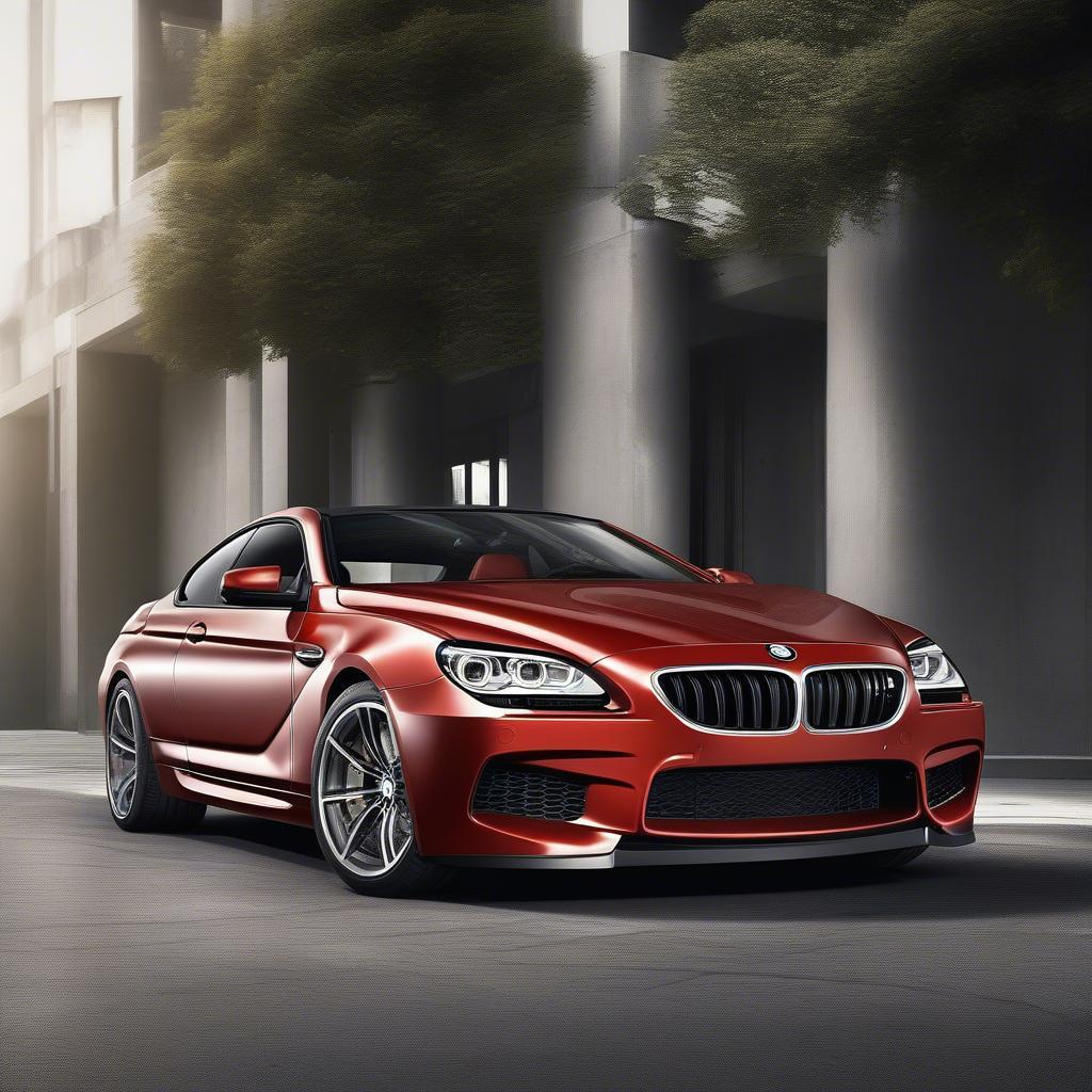 BMW M6 Red Ngoại Thất