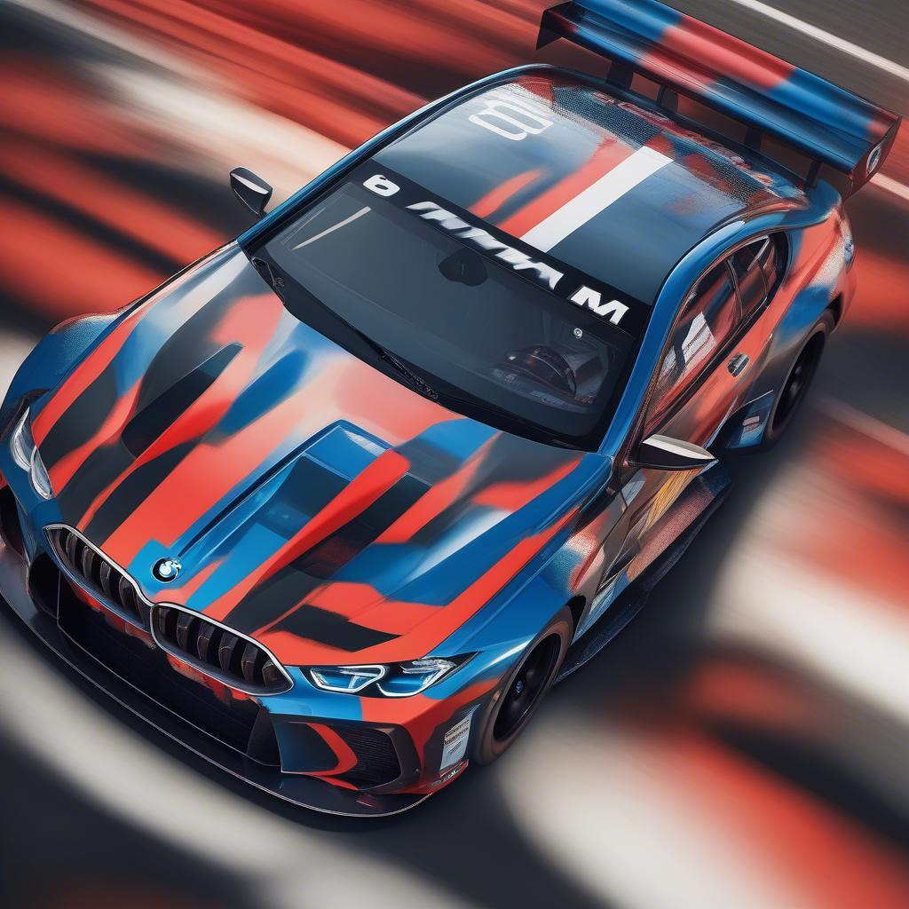 Hình nền BMW M8 GT3 với thiết kế đỉnh cao