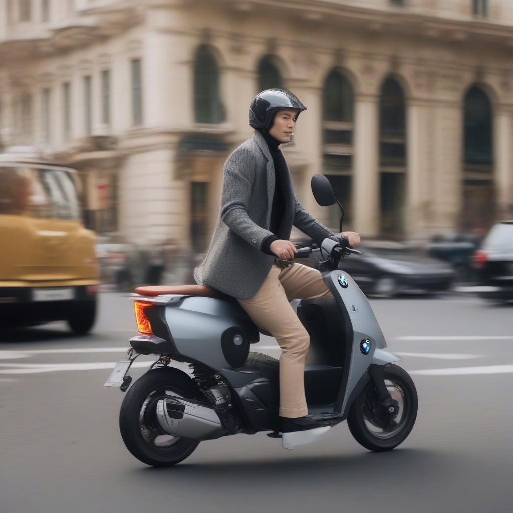 Phong cách BMW Mini Scooter độc đáo