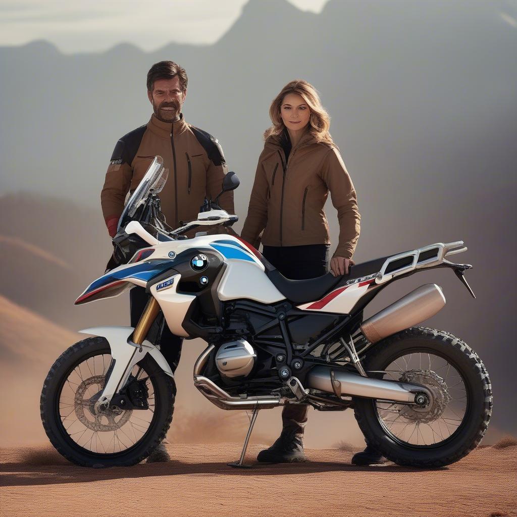 BMW Motocross Africa Twin Concept with Family