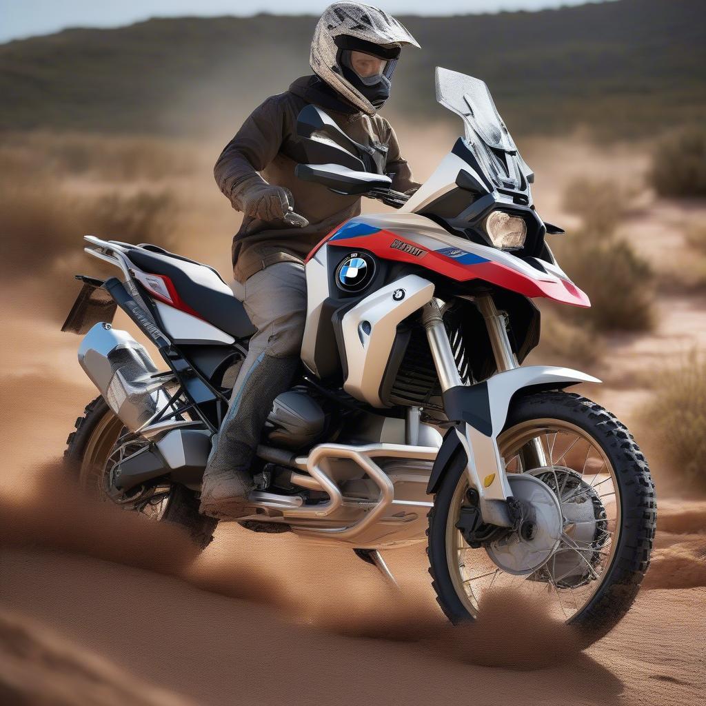 BMW Motocross Africa Twin Concept Off-Roading