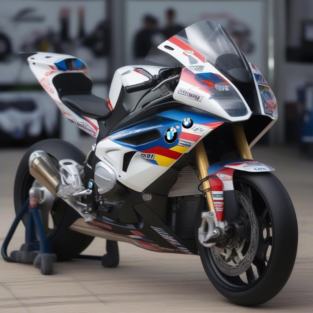 Chiếc xe đua BMW Motorrad FIM EWC Team