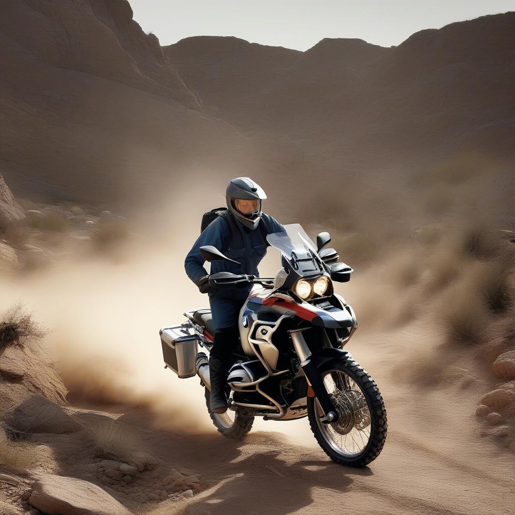 BMW R 1250 GS Adventure trên địa hình Offroad