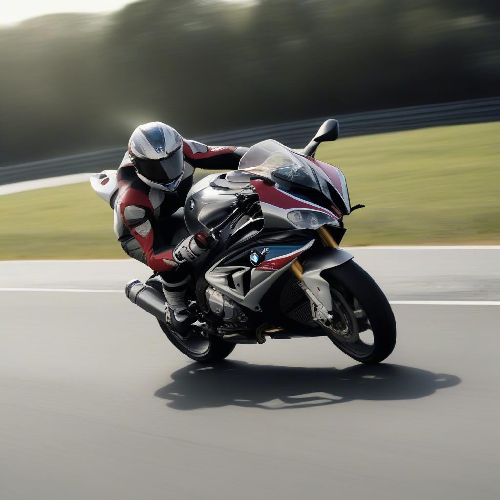 BMW S 1000 RR trên đường đua