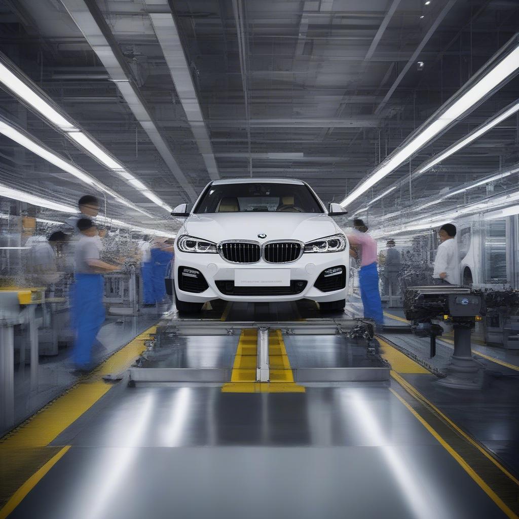 BMW ngừng sản xuất tại Trung Quốc - Hình ảnh nhà máy