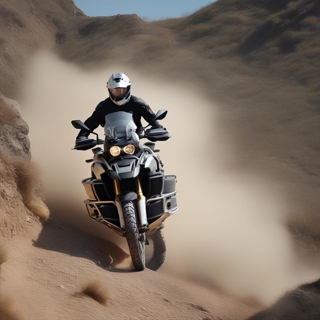 BMW R 1250 GS Adventure vượt địa hình