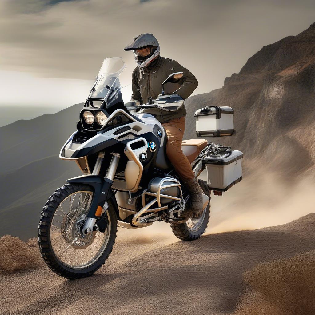 BMW R 1250 GS Adventure chinh phục địa hình offroad