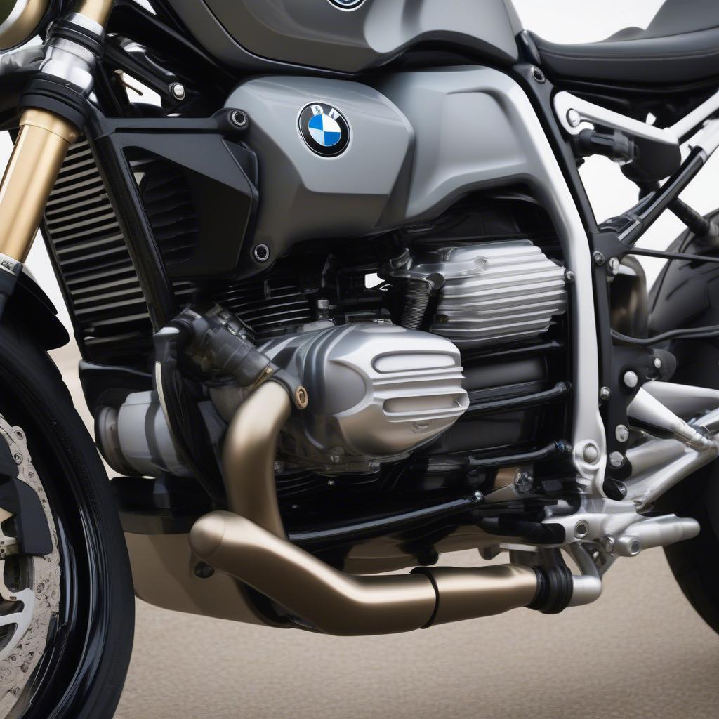 Động cơ mạnh mẽ của BMW R nine T 2019