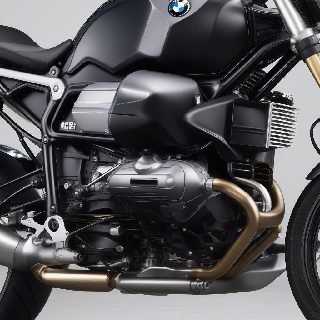 Động cơ Boxer mạnh mẽ của BMW R nine T